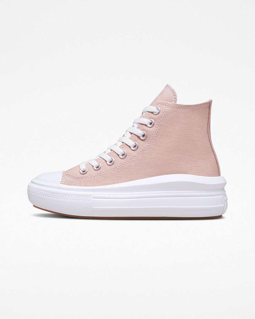 Women's Converse Chuck Taylor All Star Move Seasonal Color High Top Platform Shoes Grey / White | AU 48536M